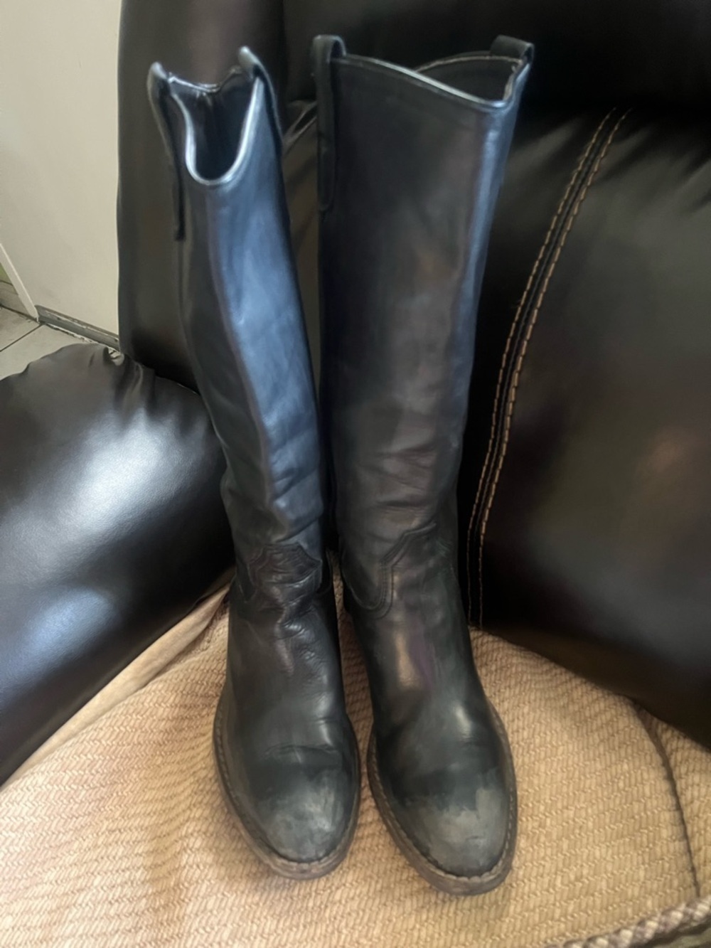 VIA ROMA 15 Cowboys women’s Black boots